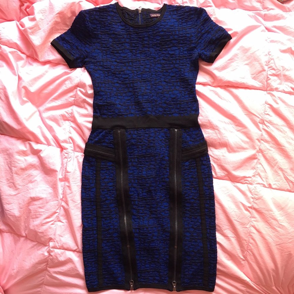 Marchesa Voyage Knit Zip Dress